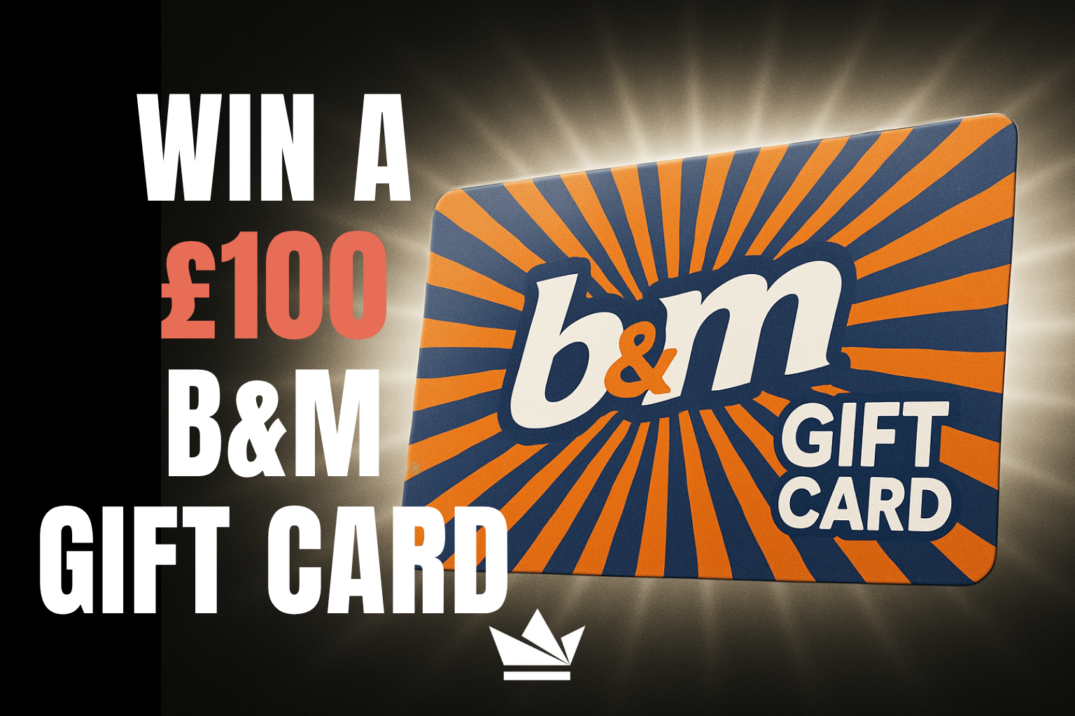 FIRST CLASS (9) £100 B&M Voucher